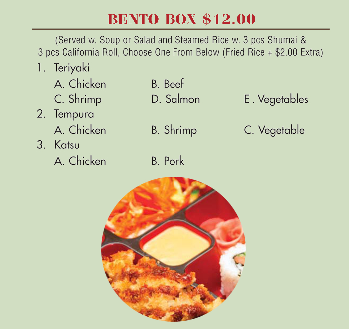 Lunch Special Bento Box
